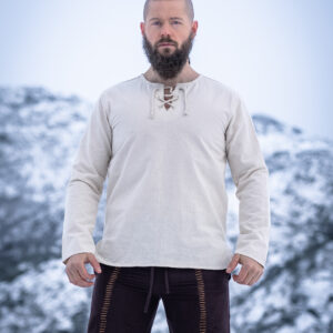 middel eeuwse shirt 'otto' naturel xxl