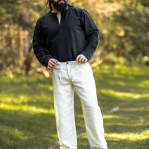middel eeuwse broek 'dirk' naturel xl