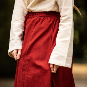 middel eeuwse rok 'dana' rood l/xl