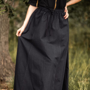 middel eeuwse rok 'dana' zwart l/xl