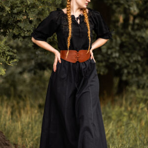 middel eeuwse rok 'dana' zwart l/xl