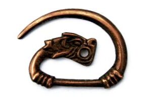 middel eeuwse metalen fibula