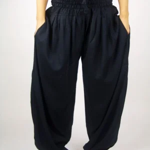 middel eeuwse broek zwart l