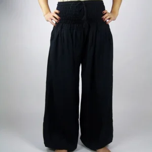 middel eeuwse broek zwart l