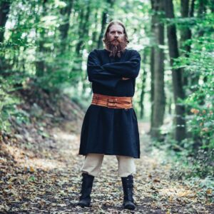 klassieke viking tuniek zwart s